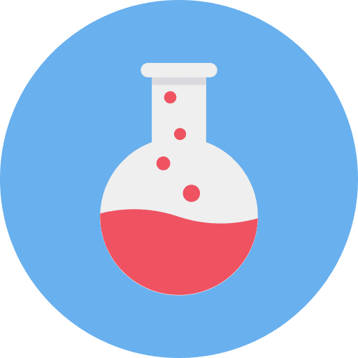 Flasks science flasks lab icon