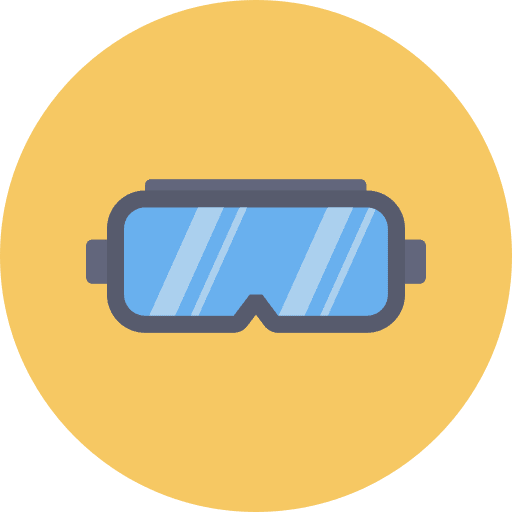 Goggles goggles safety protection icon