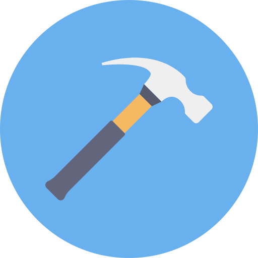 Hammer repair construction and tools hammer icon