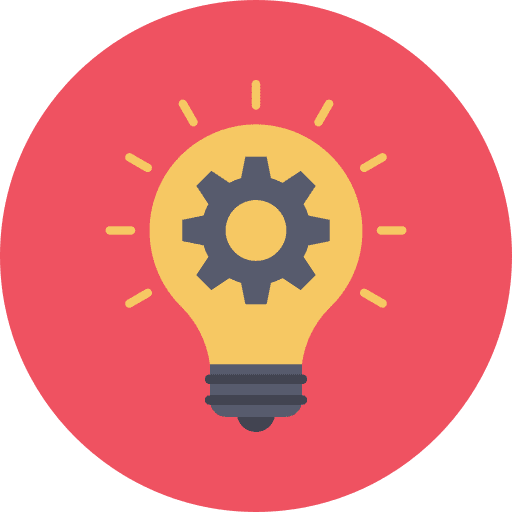 Idea light bulb innovation creativity icon