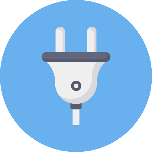 Plug electricity socket plug icon