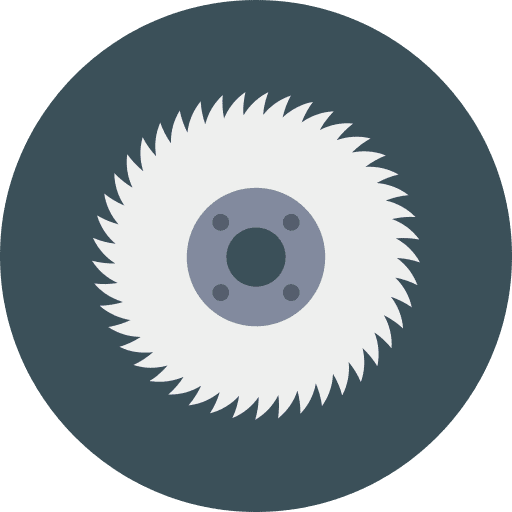 Saw blade saw blade cutter construction and tools icon