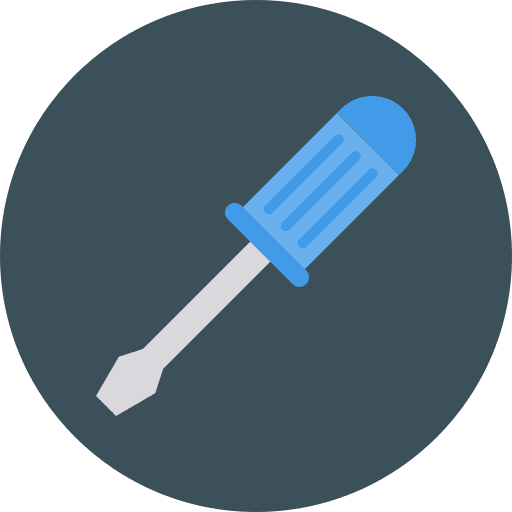 Screwdriver repair screwdriver settings icon