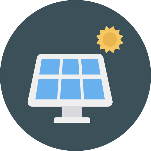 Solar energy sun solar energy industry icon