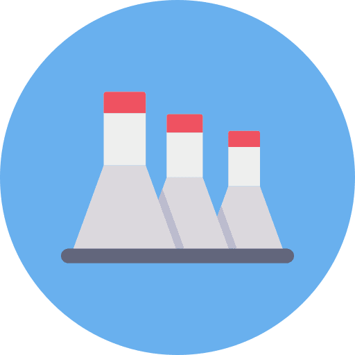 Chimney building industry chimney icon