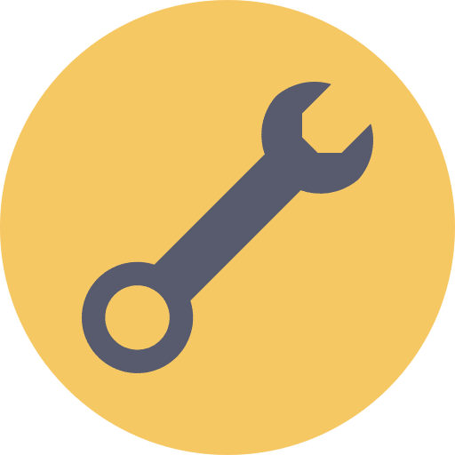 Wrench repair construction wrench icon