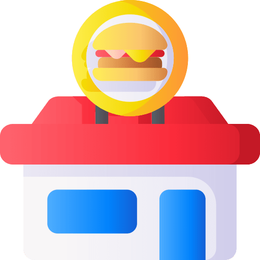 Burger burger food store icon Burger burger food store icon
