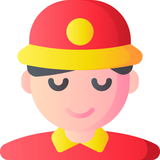 Waiter people user dark hair icon Waiter people user dark hair icon