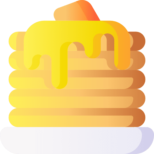 Pancake food and restaurant bakery sweet icon Pancake food and restaurant bakery sweet icon