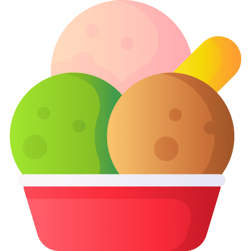 Ice cream cup dessert summer food and restaurant icon Ice cream cup dessert summer food and restaurant icon