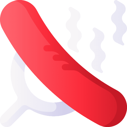 Sausage hot food meat junk food icon Sausage hot food meat junk food icon