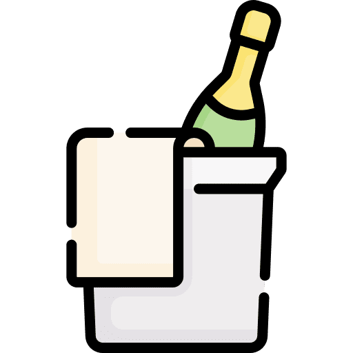 Champagne food and restaurant celebration restaurant icon Champagne food and restaurant celebration restaurant icon