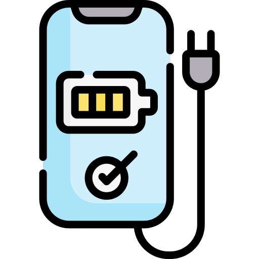 Charging energy electronics plug icon Charging energy electronics plug icon