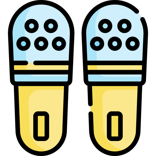 Slippers shoes footwear comfortable icon Slippers shoes footwear comfortable icon