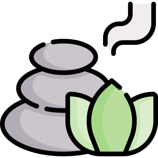 Spa oriental spa massage icon
