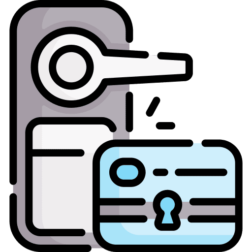Room key electronics hotel key icon Room key electronics hotel key icon