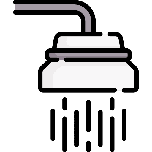 Shower shower head medical washing icon Shower shower head medical washing icon
