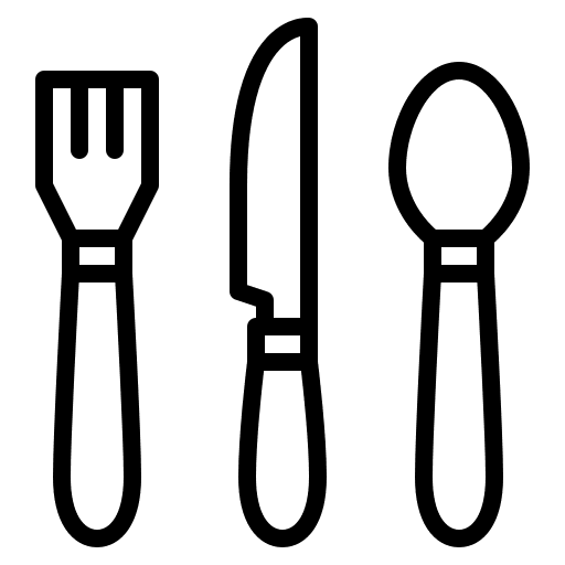 Cutlery spoon kitchen cooking icon