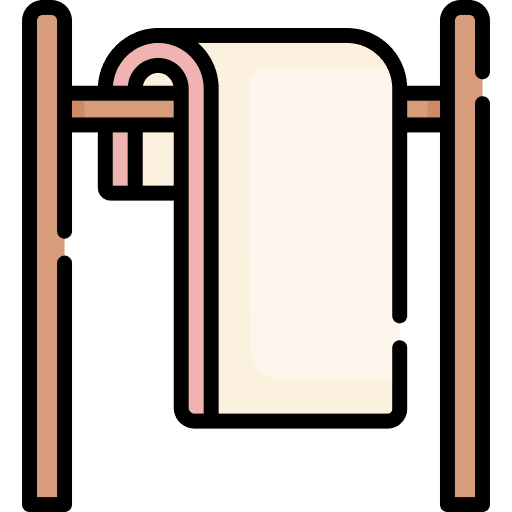 Towel wiping dry hanger icon Towel wiping dry hanger icon