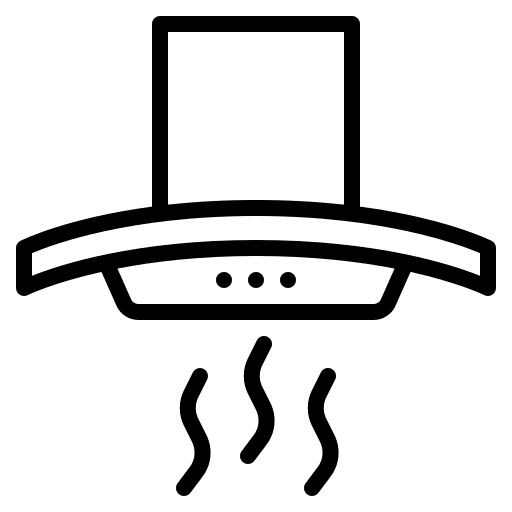 Extractor cooking food and restaurant cooking equipment icon Extractor cooking food and restaurant cooking equipment icon
