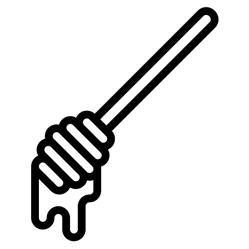 Honey dipper honey dipper food and restaurant kitchen icon Honey dipper honey dipper food and restaurant kitchen icon