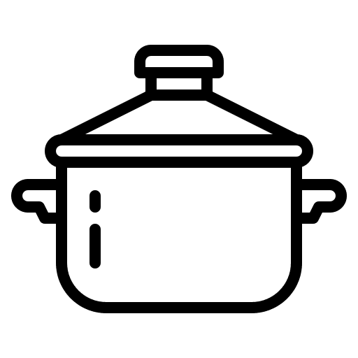 Pot furniture and household cooking equipment kitchen utensils icon Pot furniture and household cooking equipment kitchen utensils icon