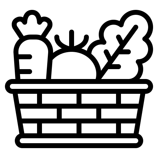 Vegetable box furniture and household food vegetable box icon Vegetable box furniture and household food vegetable box icon