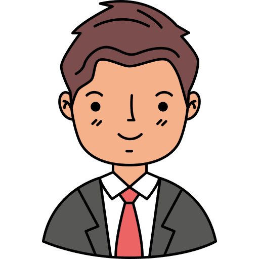 Man avatar user icon businessman icon
