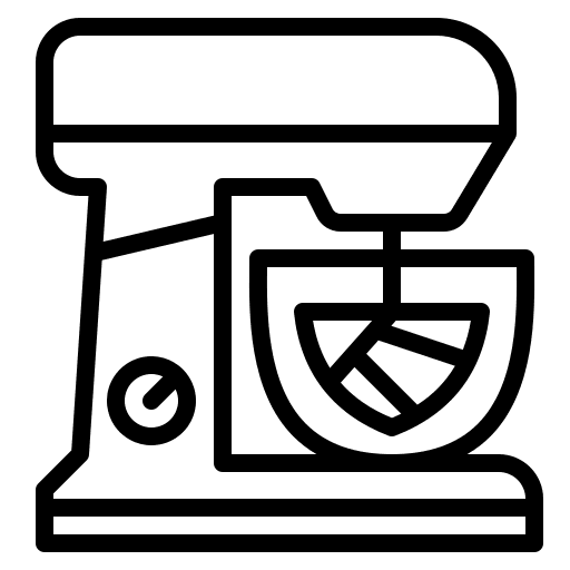 Mixer cooking equipment furniture and household cooking icon Mixer cooking equipment furniture and household cooking icon