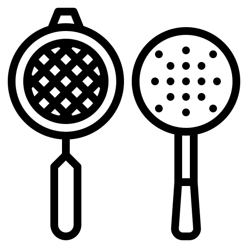 Strainers furniture and household strainer kitchen utensils icon Strainers furniture and household strainer kitchen utensils icon