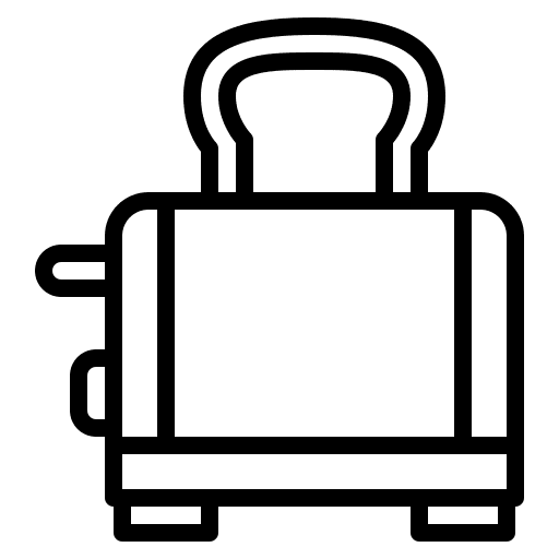 Toaster appliance kitchen baker icon Toaster appliance kitchen baker icon