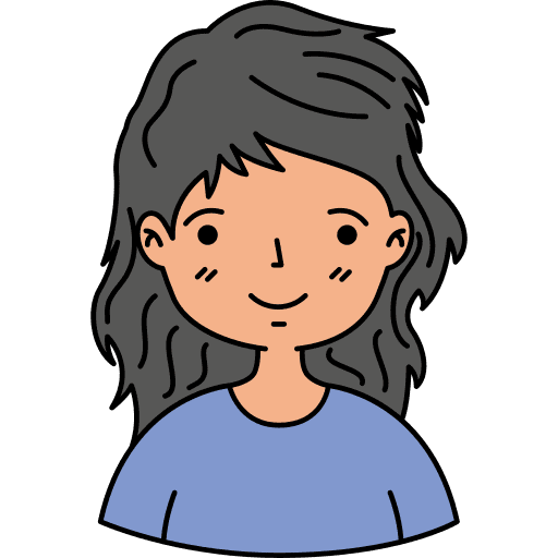 Profile avatar face girl happy icon Profile avatar face girl happy icon