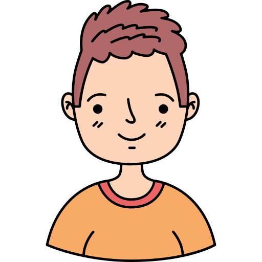 Profile avatar happy man male icon Profile avatar happy man male icon