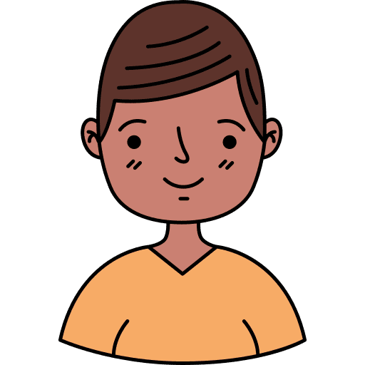 Man avatar human happy lineal icon Man avatar human happy lineal icon