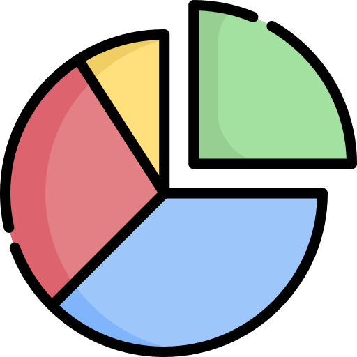 Pie chart stats stat chart icon