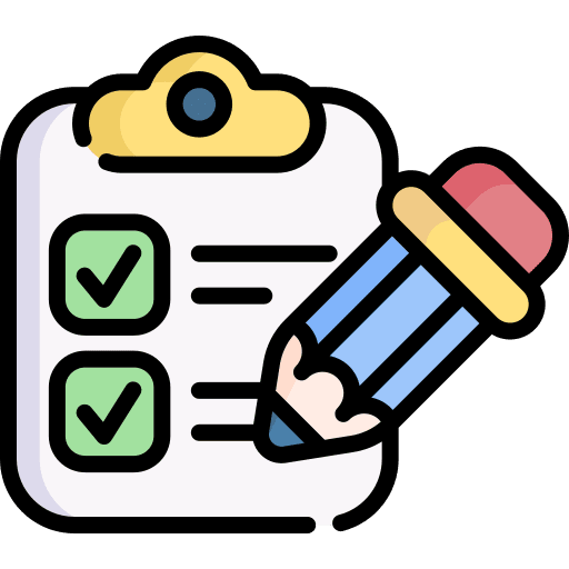 Testing evaluate pen list icon