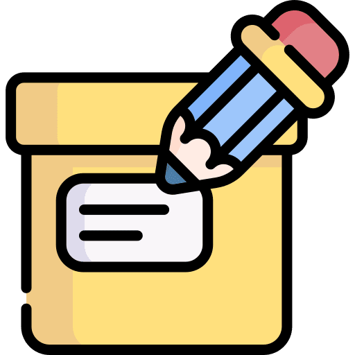 Box pencil archive project icon