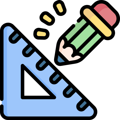 Design pencil drawing writing icon