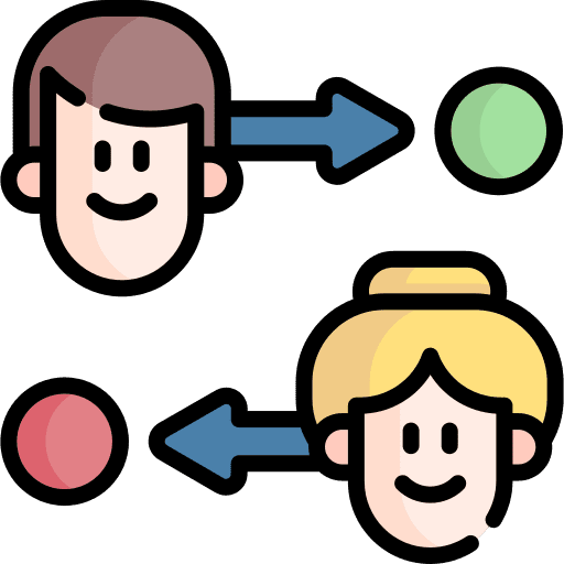 Distribution project planning process icon