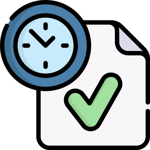 Time management time and date business shopping icon