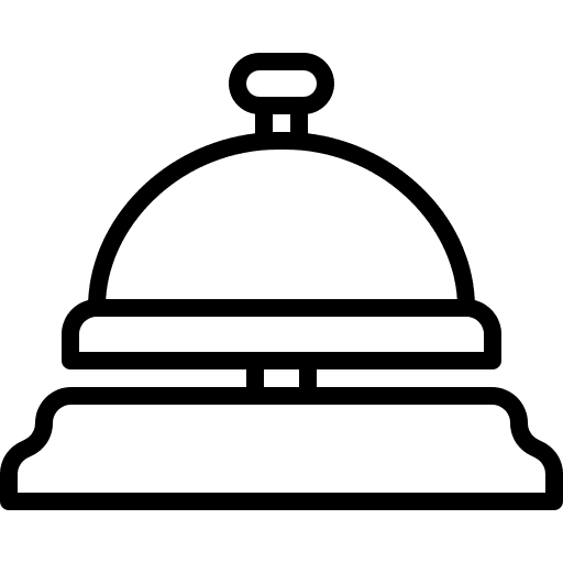 Bell service hotel bell travel icon Bell service hotel bell travel icon