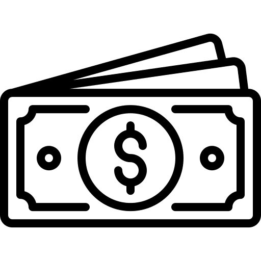Money dollar finance money icon