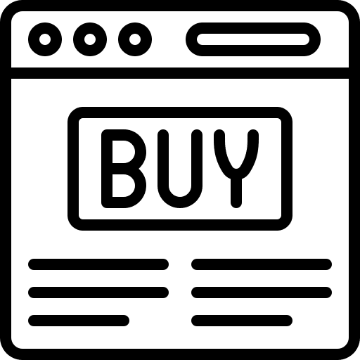 Web page online store web page commerce and shopping icon Web page online store web page commerce and shopping icon