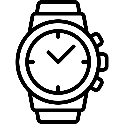 Wristwatch notification watch technology icon