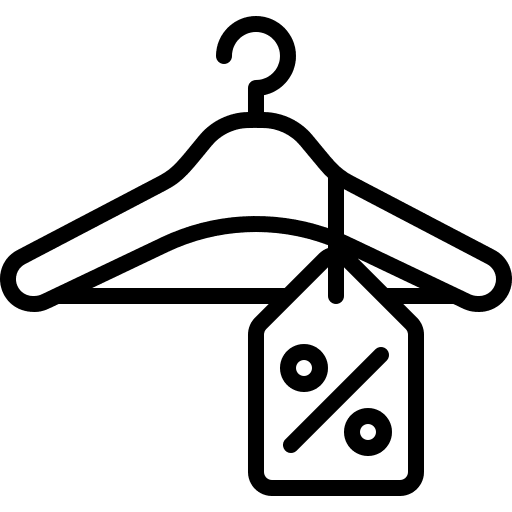 Hanger sale shopping commerce and shopping icon Hanger sale shopping commerce and shopping icon