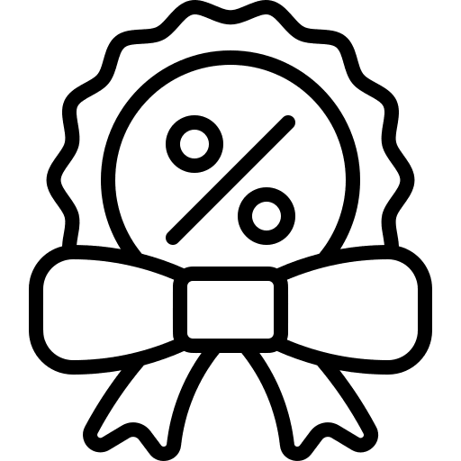 Ribbon price ribbon percentage icon Ribbon price ribbon percentage icon