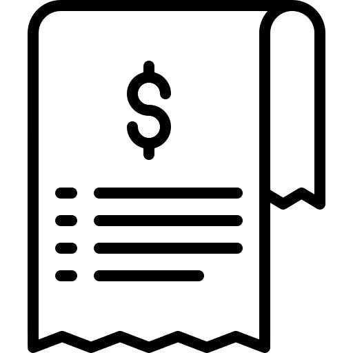 Bill invoice payment billing icon Bill invoice payment billing icon