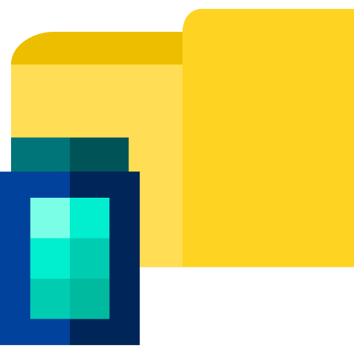 Folder file document archive icon Folder file document archive icon