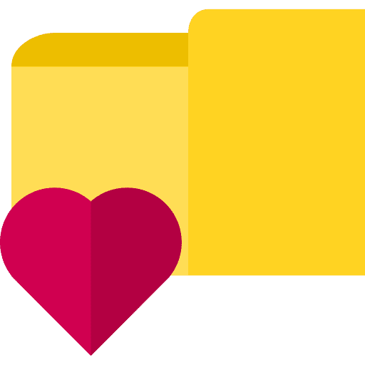 Folder file favorite document icon