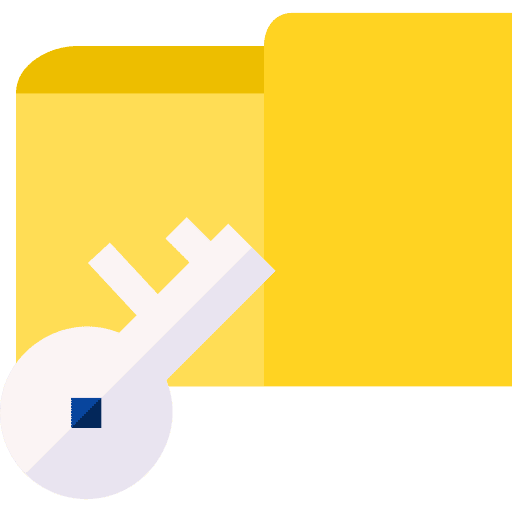 Folder private folder files and folders icon Folder private folder files and folders icon